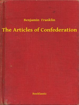 cover image of The Articles of Confederation